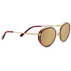 GEARY , Red Streacky Acetate with Bold Gold-Mineral Polarized Drivers Gold Cat 3 to 3, hi-res image number null